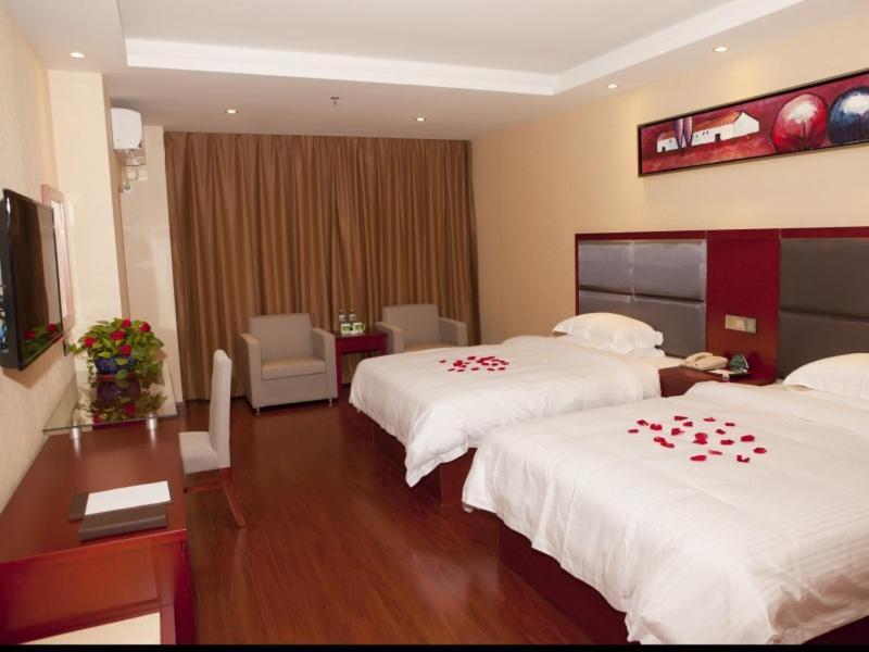 Greentree Inn Hainan Haikou Hainan College Of Vocation And Technique Jinniu Road Business Hotel Eksteriør billede